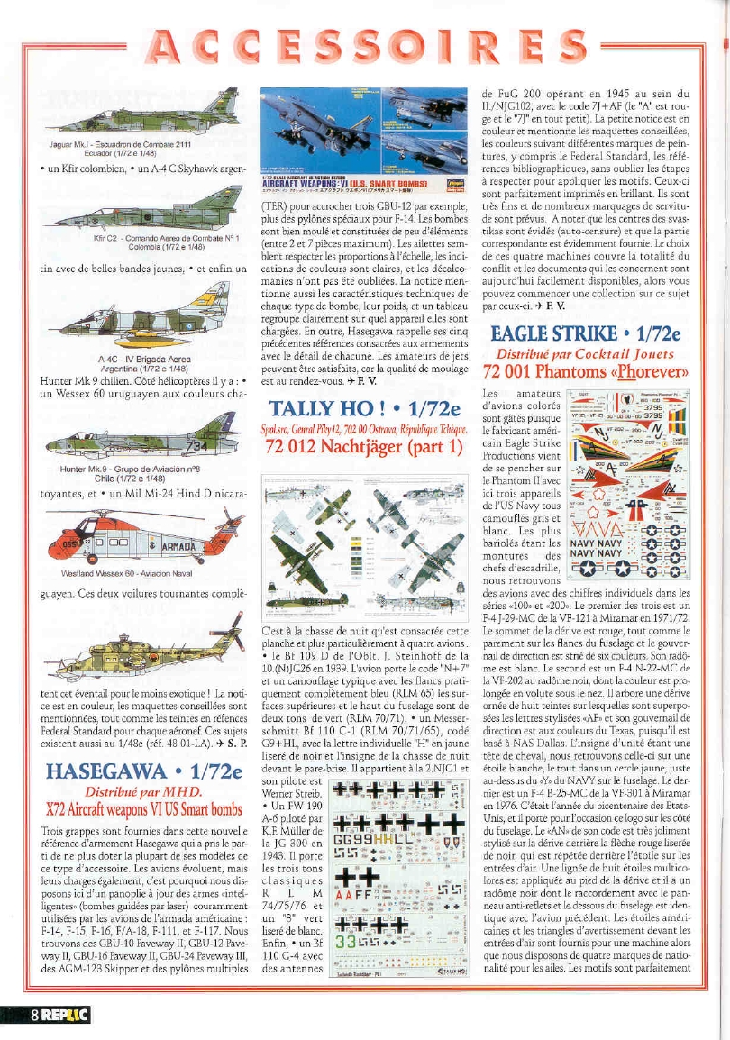 Replic 109 - Ju 388L, Do-24T, Fiat G-91 R3, Reznak, Technic - Weathering